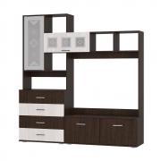 Стенка Белла (центральная секция) (Венге/Ясень Белый)