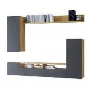 Стенка Диаманд (Крафт/Графит)