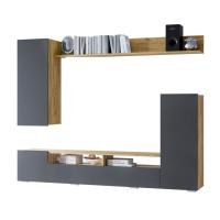 Стенка Диаманд (Крафт/Графит)