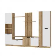 Гостиная Мишель тип 2 ГС-01 (Крафт/Белый)