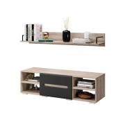 Тумба Наоми ТБ-16 (Дуб Каньон/Графит)