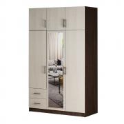 Шкаф 3х ств. с ящиками (Венге/Лоредо)