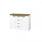 Комод Милана (Белый/Сосна Гранд)