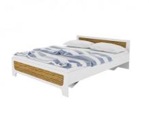 Кровать Милана (Белый/Сосна Гранд)