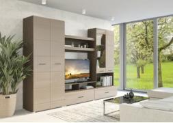 Стенка Ненси-1 (Венге/Какао глянец)