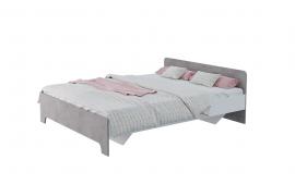 Кровать Victor (Белый/Бетон)