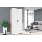 Шкаф Виктор (Victor) 2-х ств. (Сонома/Белый)