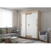 Шкаф-купе Victor (Виктор) Сонома/Белый