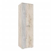 Шкаф Бостон ШК-600 (Дуб Серый Крафт / Бетонный камень)