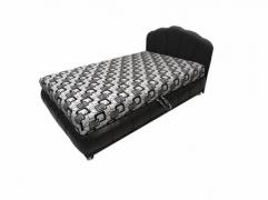Тахта Жемчужина (Черный кожзам/Квадраты)