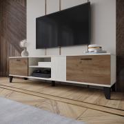 ТВ тумба ТВМ-5 (Дуб Крафт Белый/Дуб Крафт Табачный)