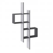 Полка Тэбби (Белый/Графит Серый)