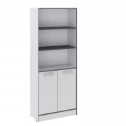 Стеллаж Тэбби (Белый/Графит Серый)