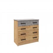 Комод Асти (Дуб Крафт Золотой / Ателье Светлое)