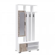 Прихожая Бриз (Центральная секция) (Белый/Дуб Юкон)