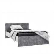 Кровать Лучия (1200) (Белый/Ателье Светлое)