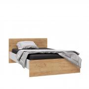 Кровать Лучия (1200) (Белый/Дуб Крафт Золотой)