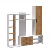 Стенка Сидней-1 (ЦС) (Белый/Дуб Крафт Золотой)