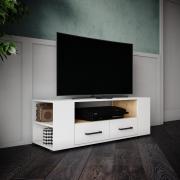 ТВ тумба ТВМ-1 (Белый/Дуб Крафт Золотой)