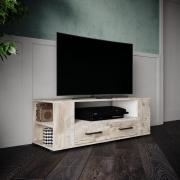 ТВ тумба ТВМ-1 (Дуб Юкон/Белый)