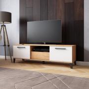 ТВ тумба ТВМ-2 (Дуб Крафт Золотой/Белый)