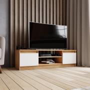 ТВ тумба ТВМ-3 (Дуб Крафт Золотой/Белый)