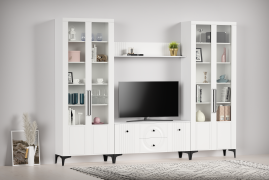 Гостиная Валенсия (комп. 3) (Белый)