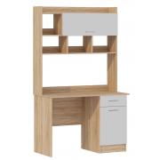 Стол ПКС-2 (Дуб Сонома/Белый глянец)