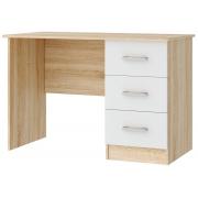 Стол ПКС-3 (Дуб Сонома/Белый глянец)