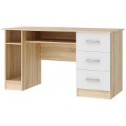 Стол ПКС-4 (Дуб Сонома/Белый глянец)