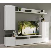 Стенка Лия Белый глянец