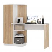 Компьютерный стол Бейсик (Сонома/Белый)