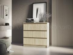 Комод Челси 800 (3 ящика) (Сонома)