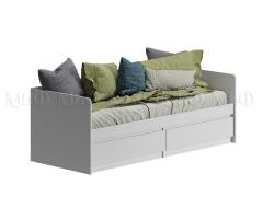 Кровать Челси (Белый/Белый глянец)