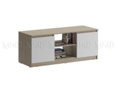 Тумба ТВ Челси (Сонома/Белый глянец)
