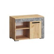 Тумба Галант (Крафт Золотой / Ателье Светлое)