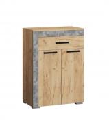 Обувница Галант (Крафт Золотой / Ателье Светлое)