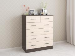 Комод Катрин 5 (Венге / Дуб молочный)