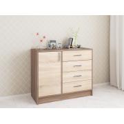 Комод Катрин 6 (Ясень шимо / Дуб сонома)