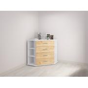 Комод Катрин 7 (Белый / Дуб Золотой Крафт)