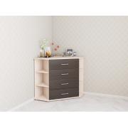 Комод Катрин 7 (Дуб молочный / Венге)