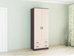 Шкаф Лагуна-08 без зеркала (Венге / Дуб молочный)