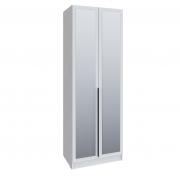 Шкаф Мадрид (800 мм) с 2-мя ящиками внутри с зеркалом (Белый)