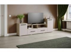 ТВ тумба Парус-2 (Дуб Крафт Серый / Кашемир)