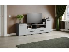 ТВ тумба Парус-2 (Графит Серый / Камень Серый)