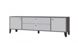 ТВ тумба Парус-10 (Графит/Светло-серый)