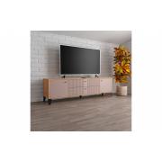 ТВ тумба Парус-10 (Дуб Крафт Золотой/Карбон Латте)