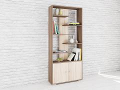 Стеллаж Ромео-4 (Ясень Шимо / Дуб Сонома)