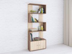 Стеллаж Ромео-2 (Ясень Шимо / Дуб Сонома)