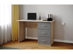 Письменный стол Сити-1 (Дуб Крафт Серый / Графит Серый)